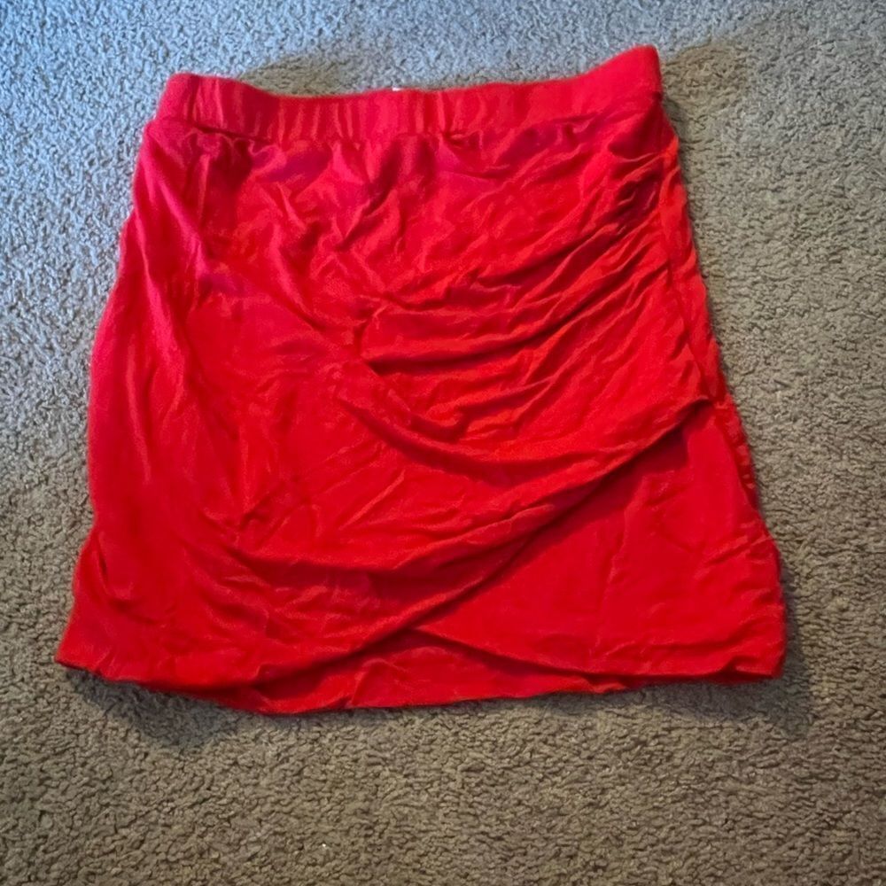 Superdown red mini skirt M